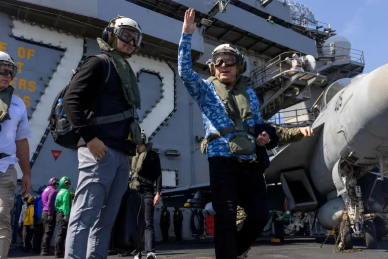 Trump sends second aircraft carrier to Middle East in effort to increase pressure on Iran February 14, 2026