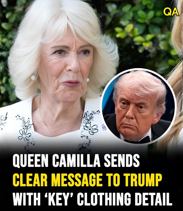 Queen Camilla sends clear message to Trump with ‘key’ clothing detail